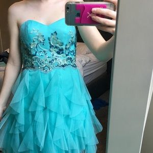 PROM DRESS MASQUERADE SHORT